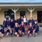 The St Christopher's team at the ISA South West Under 11 Tag Rugby Tournament