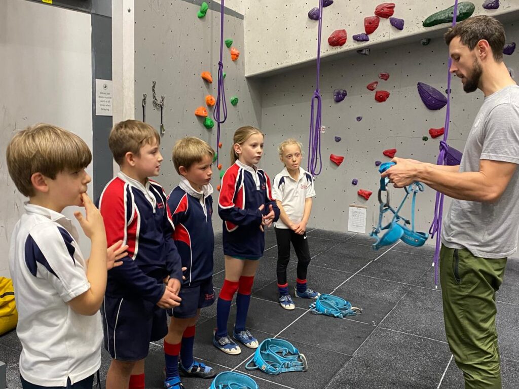 An enrichment session at Dyno Climbing in Totnes