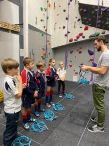 An enrichment session at Dyno Climbing in Totnes